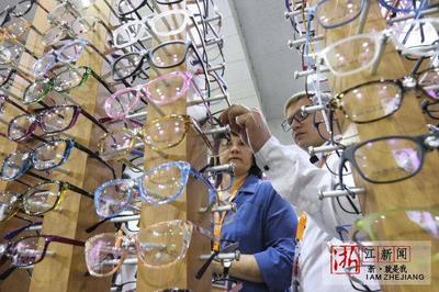 温州眼镜展开幕